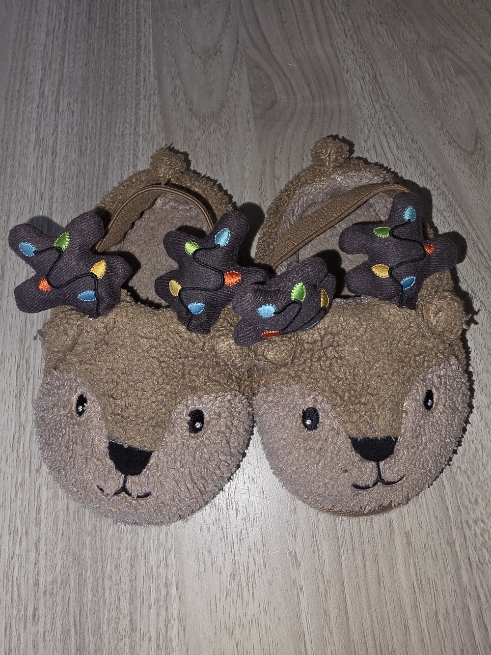 Wondershop Toddler Holiday Lightup Reindeer Slippers